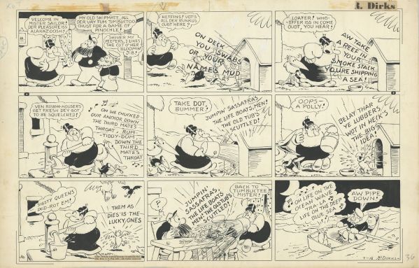 The Captain & the Kids, Sunday page du 18 septembre 1938