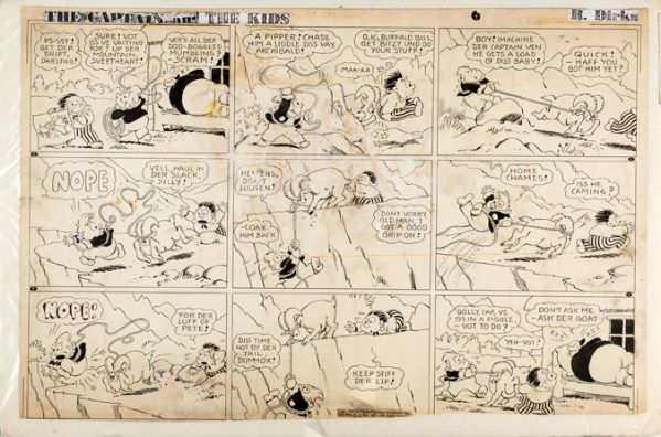 The Captain & the Kids, Sunday Strip circa. 1940