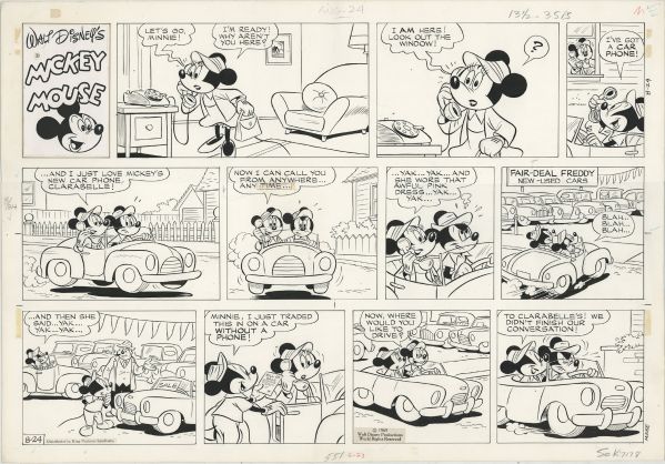 Mickey Mouse, strip du 24 août 1969
