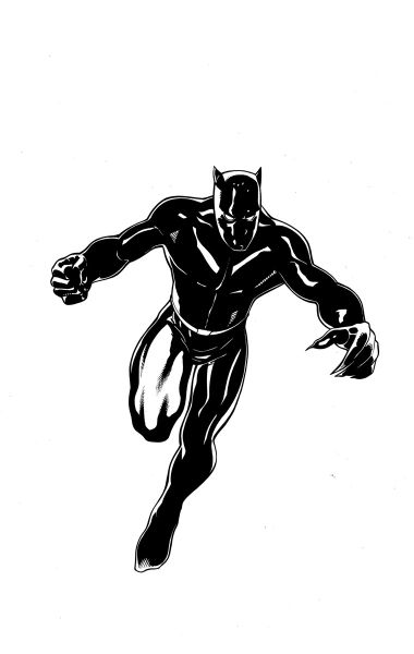 Black Panther, Mod&egrave;le pour figurine (Mattel)