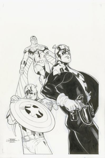 Captain America, Old Man Logan, issue 3, couverture alternative