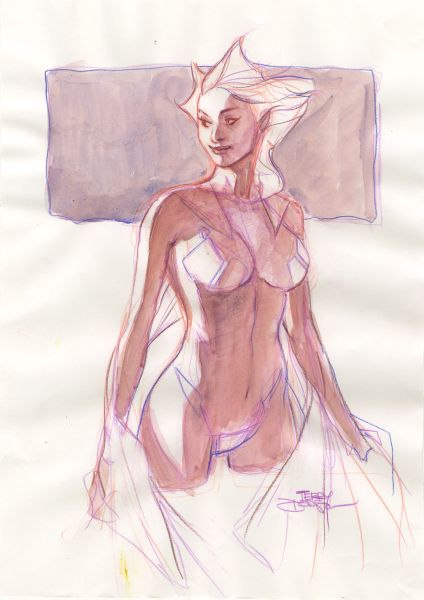 Illustration &eacute;tude de nu