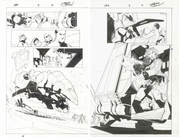 Star Wars, issue 5, page 2 et page 3