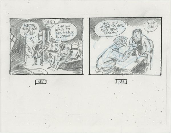 Don Quichotte, case 131-132