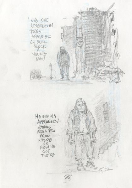 Minor Miracles, A new kid on the block, page 28, crayonn&eacute;