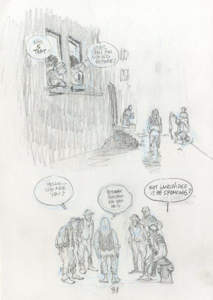 Minor Miracles, A new kid on the block, page 29, crayonné