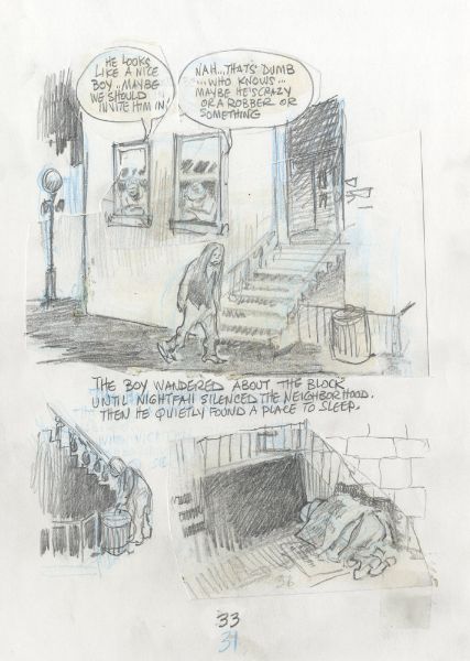 Minor Miracles, A new kid on the block, page 31, crayonn&eacute;