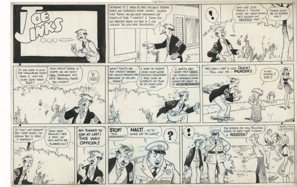 JOEY JINKS, sunday strip du 05 juillet 1942