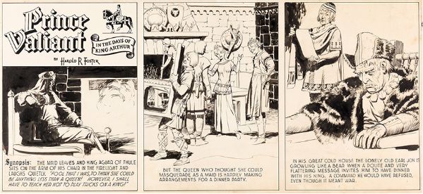 Prince Vaillant du 22 Decembre 1946, topper de sunday