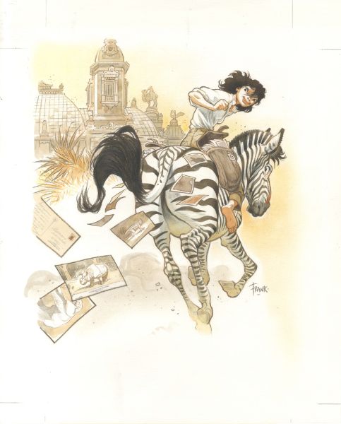 Manon et les cartes postales