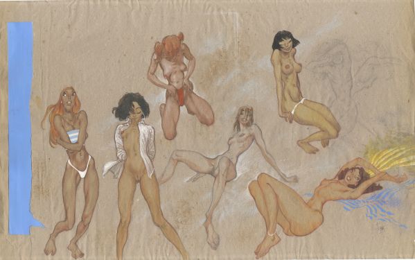 Original d'un portfolio pour les éditions Granit Associés