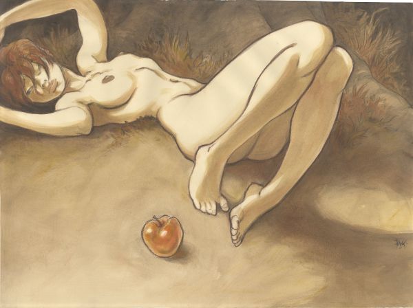Eve et la pomme