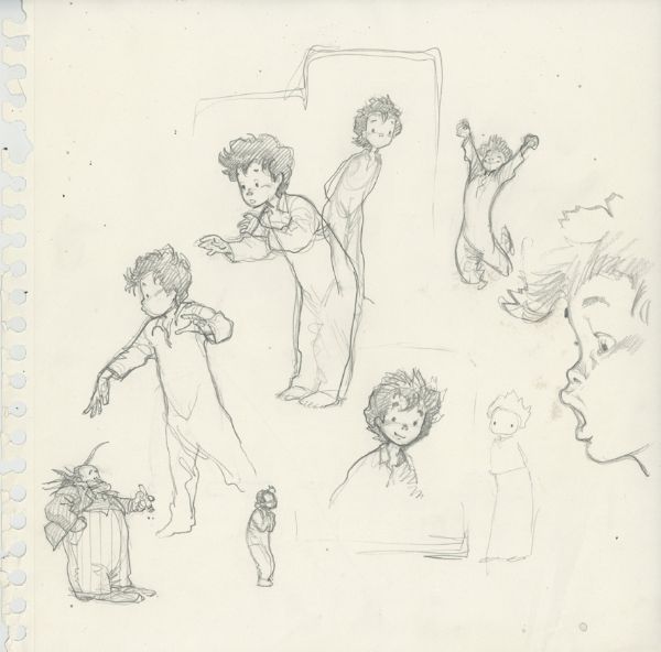 Little Nemo, Etude de personnage, Nemo