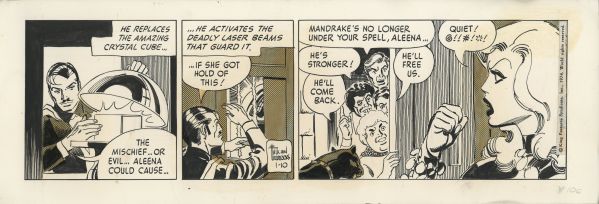 Mandrake The Magician Strip du 10 JAN 1974