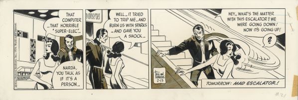 Mandrake The Magician Strip du 13 FEB 1974