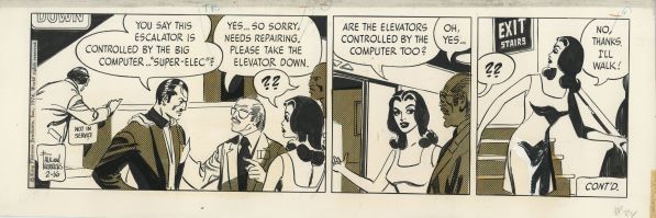 Mandrake The Magician Strip du 16 FEB 1974