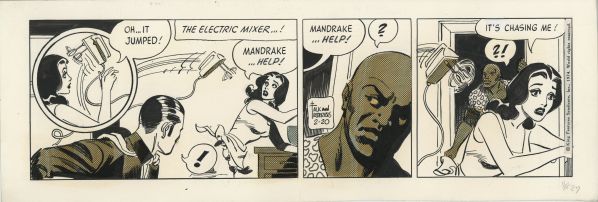 Mandrake The Magician Strip du 20 FEB 1974