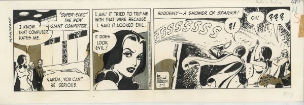 Mandrake The Magician Strip du 11 FEB 1974