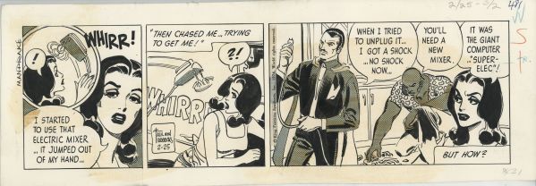 Mandrake The Magician Strip du 25 FEB 1974
