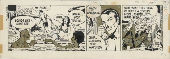 Mandrake The Magician Strip du 8 avril 1974