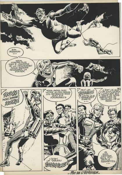 John Parade n&deg;7 page 8, Un g&eacute;ant dans l'espace