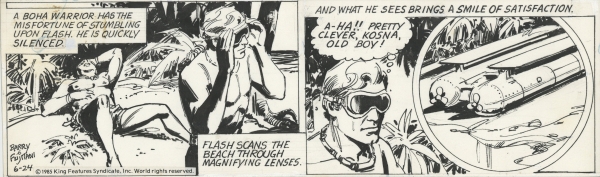 Flash gordon, strip du 24.06.1985