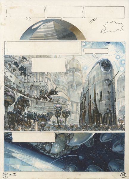 La caste des M&eacute;ta-Barons, Tome 4 "Oda la bisa&iuml;eule", Planche 19
