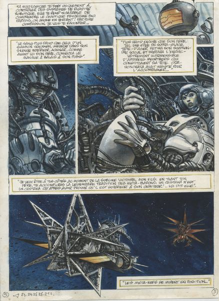 La caste des M&eacute;ta-Barons, Tome 5 "T&ecirc;te-D'Acier l'A&iuml;eul", Planche 5