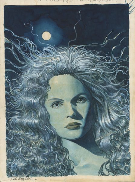 Illustration, "Mujer Luna", Alvin Maker Trilogy #3, Cover Illustration