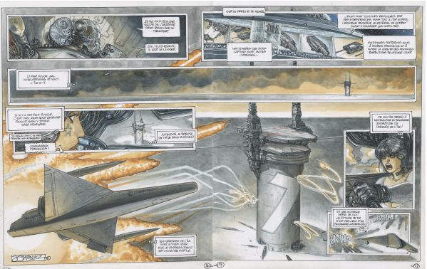 Le quatri&egrave;me pouvoir, Tome 4 "L'ile D-7", Planches 16 et 17