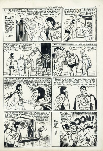 Super Hombre N&deg; 35, Su Antepasado Planche 9