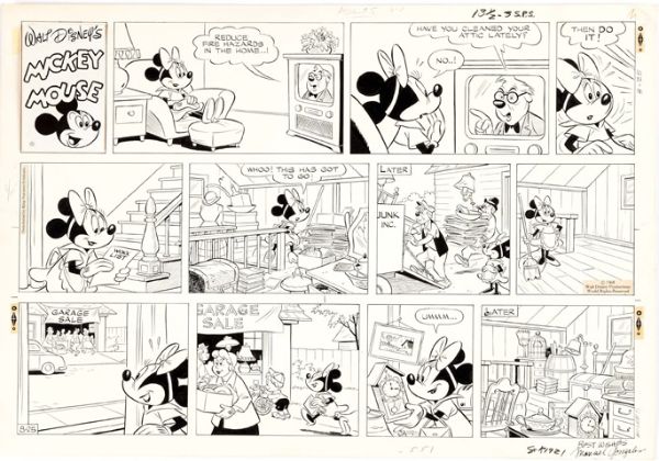 Mickey Mouse, Sunday Strip du 25 juillet 1968