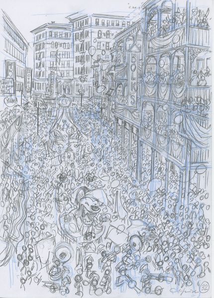 Blacksad Tome 4, Crayonn&eacute; Planche 32, 2010