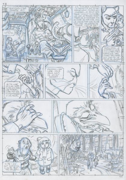Blacksad Tome 2, Crayonn&eacute; Planche 42, 2003