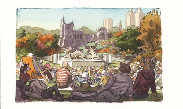 Blacksad, Tome 6 : Alors, tout tombe &bull; Premi&egrave;re partie, Recherche de case, case n&deg;4  planche 1