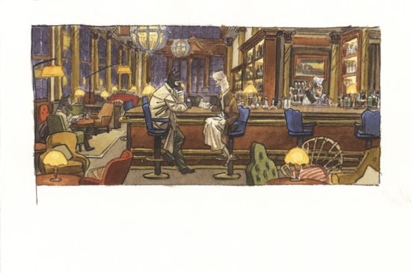 Blacksad, Tome 6 : Alors, tout tombe &bull; Premi&egrave;re partie, Recherche de case, case n&deg;6 planche 36