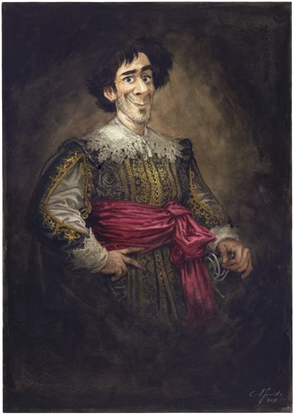 Portrait de Don Pablos de Ségovie, projet de couverture
