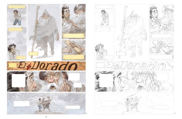 Les Indes Fourbes, mise en couleur de la planche 44