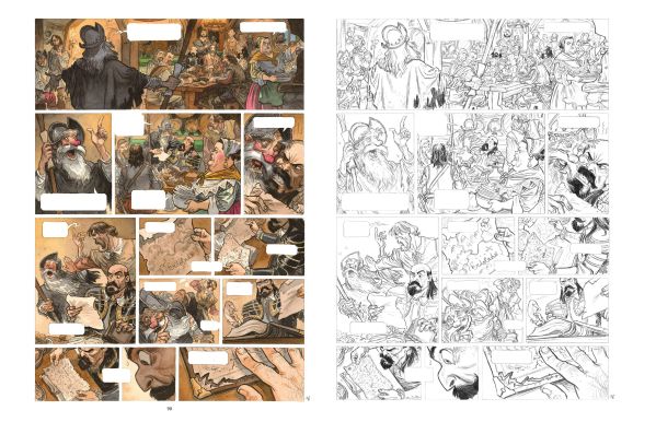 Les Indes Fourbes, mise en couleur de la planche 78 par Jean Bastide