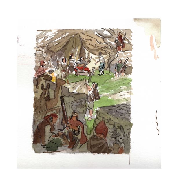 Les Indes Fourbes, recherche couleurs