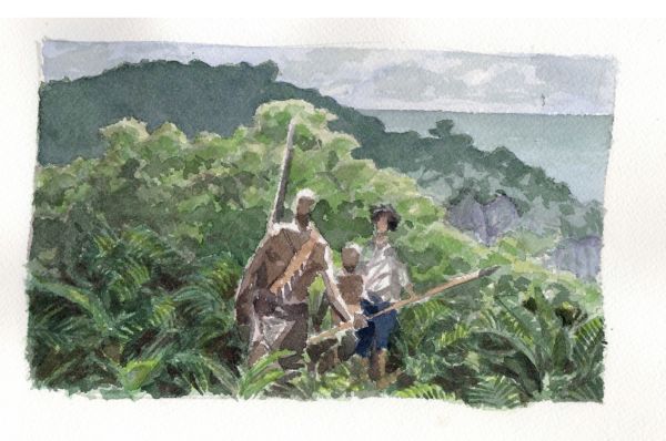 Les Indes Fourbes, recherche couleurs