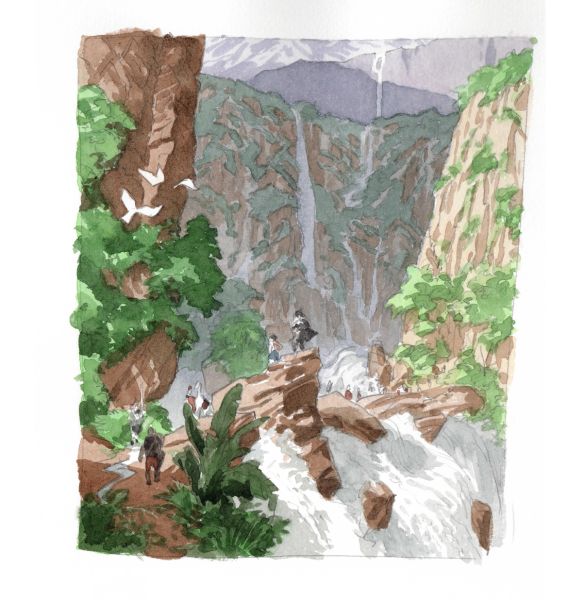 Les Indes Fourbes, recherche couleurs