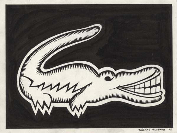 Illustration, Le crocodile Lacoste, 1997