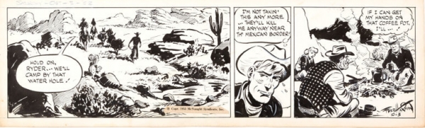 Red Ryder Strip du 3 Octobre 1953