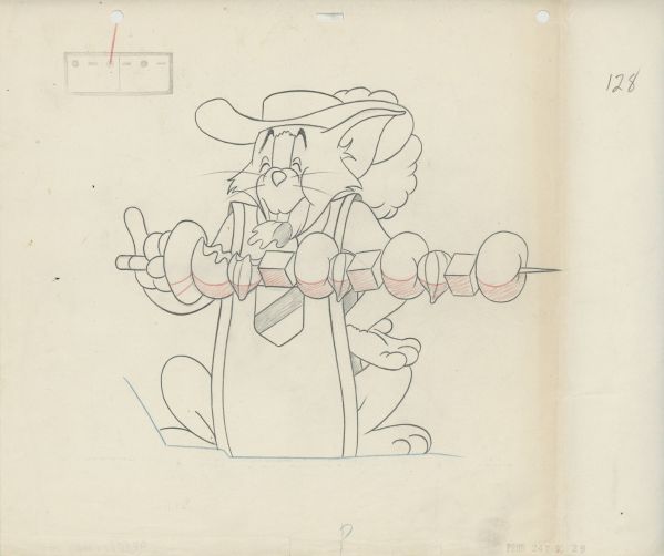 Two Mouseketeers, Dessin d'animation, Tom, 1952