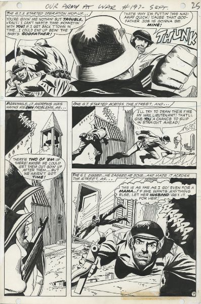 Our Army At War, issue 197,  No Foxhole for Baby ,page 07