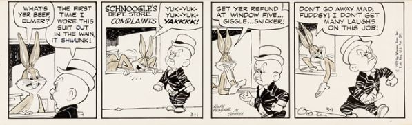 Bugs Bunny Strip du  1er Mars 1972