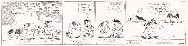 Daily strip Krazy Kat du 31Ao&ucirc;t 1927