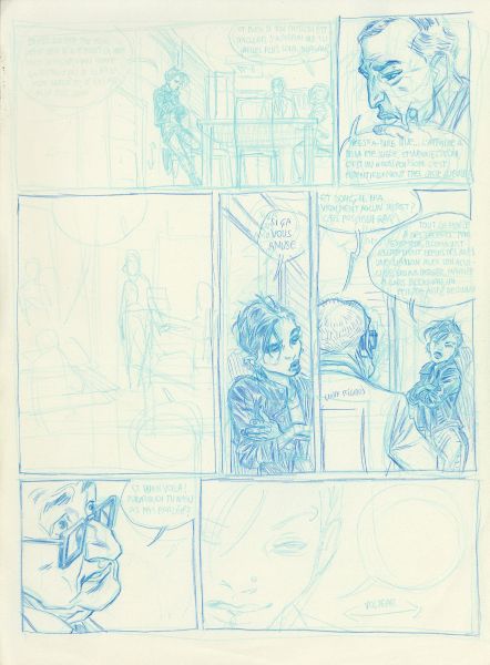 Millenium, Tome 1, Crayonn&eacute; de planche N&deg;06, 2013
