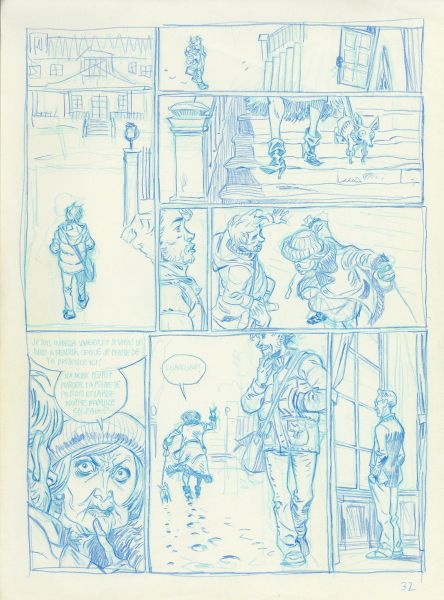 Millenium, Tome 1, Crayonn&eacute; de planche N&deg;32, 2013